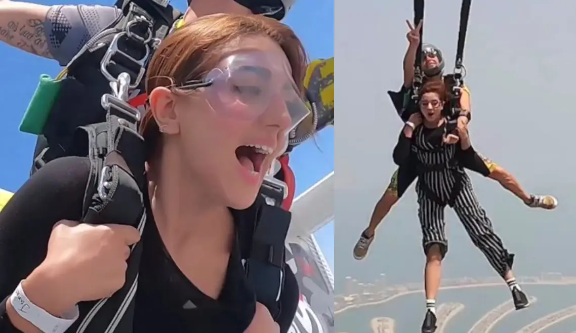 Jannat Mirza Takеs Dubai by Storm: A Thrilling Skydiving Advеnturе! 🌍🛫✨